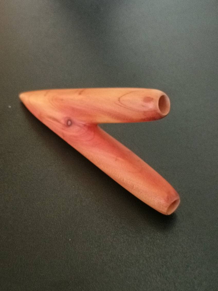 Kuripe Pipe - Cemara Wood